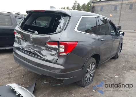 2021 Honda Pilot Awd Ex-L из США, поврежденный, VIN 5FNYF6H59MB028441